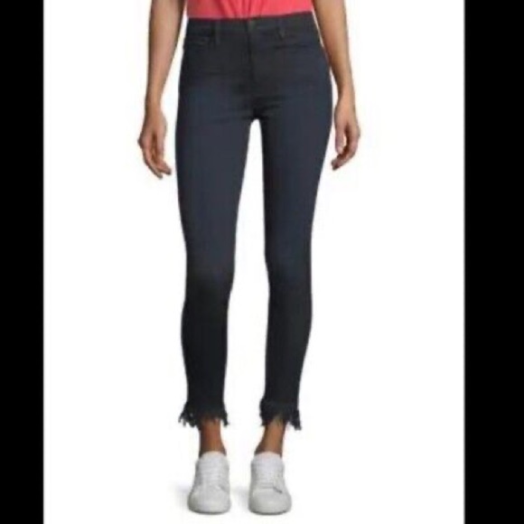 Frame Denim Denim - FRAME Ali High Rise Skinny Frayed Hem Edgewatwer Jeans